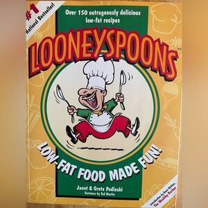 Looneyspoons Cookbook by Janet & Greta Podleski - Yellow and Green
